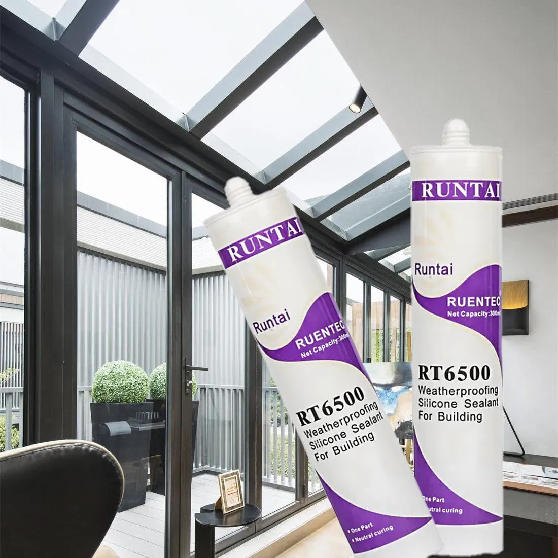 Weatherproof Structural Neutral Adhesive Colored Silicone Sealant for Construction Curtain