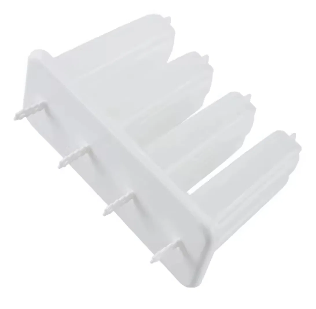 Форма для льда с крышкой, 4 ячейки, белая