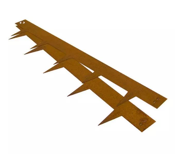 Modern Style Design Corten Steel Rusty Metal Lawn Border Garden Edging