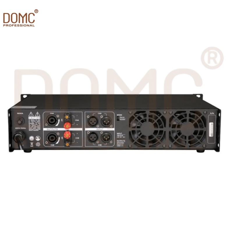 Усилитель Domc 6206 двухканальный, 600Вт*2