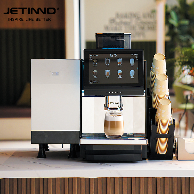 Jetinno JL36A Commercial Coffee Machine with Milk Frother