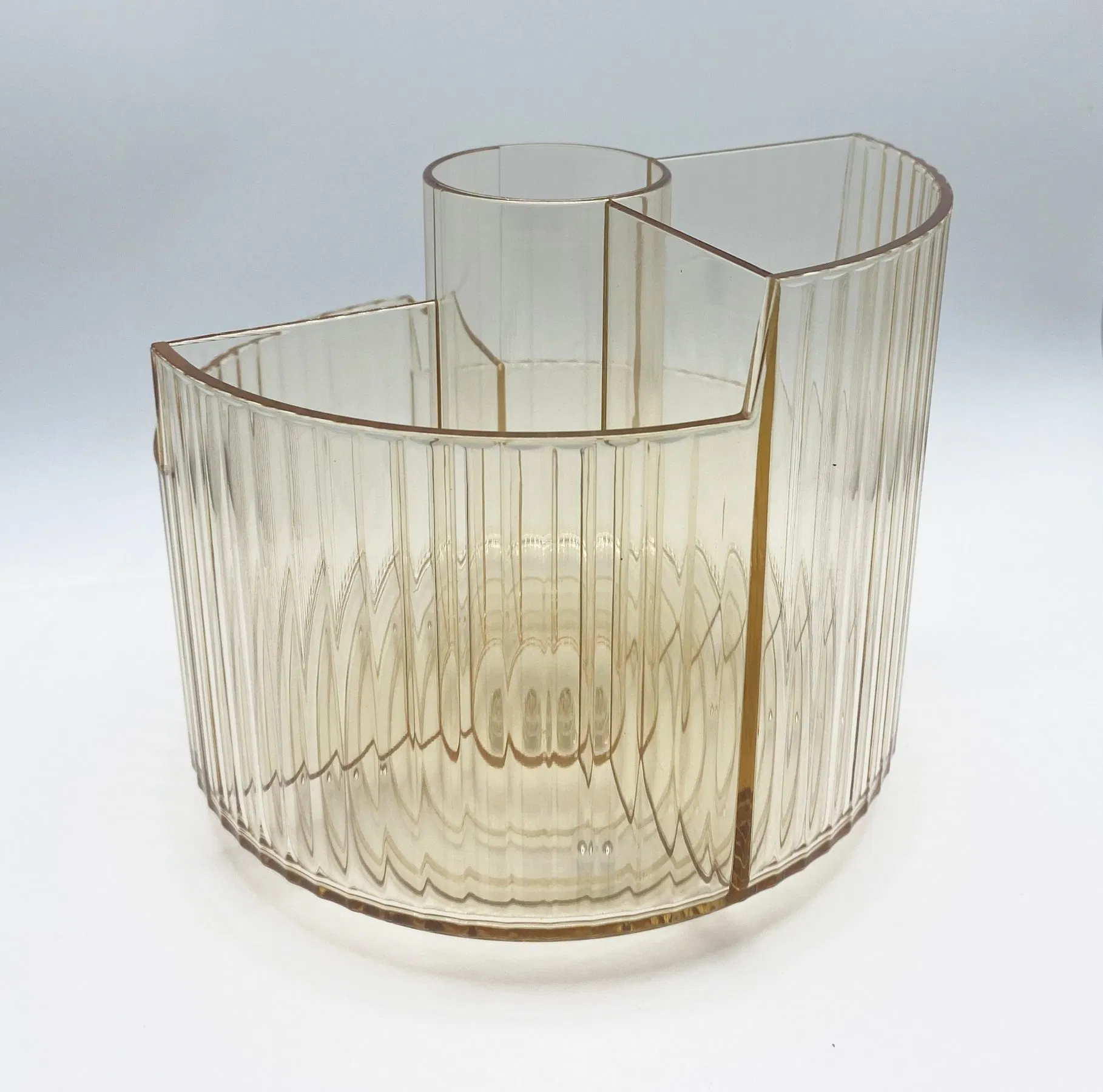 Acrylic Transparen Promotion Gift Desktop Cosmetic Home Rotating Organizer