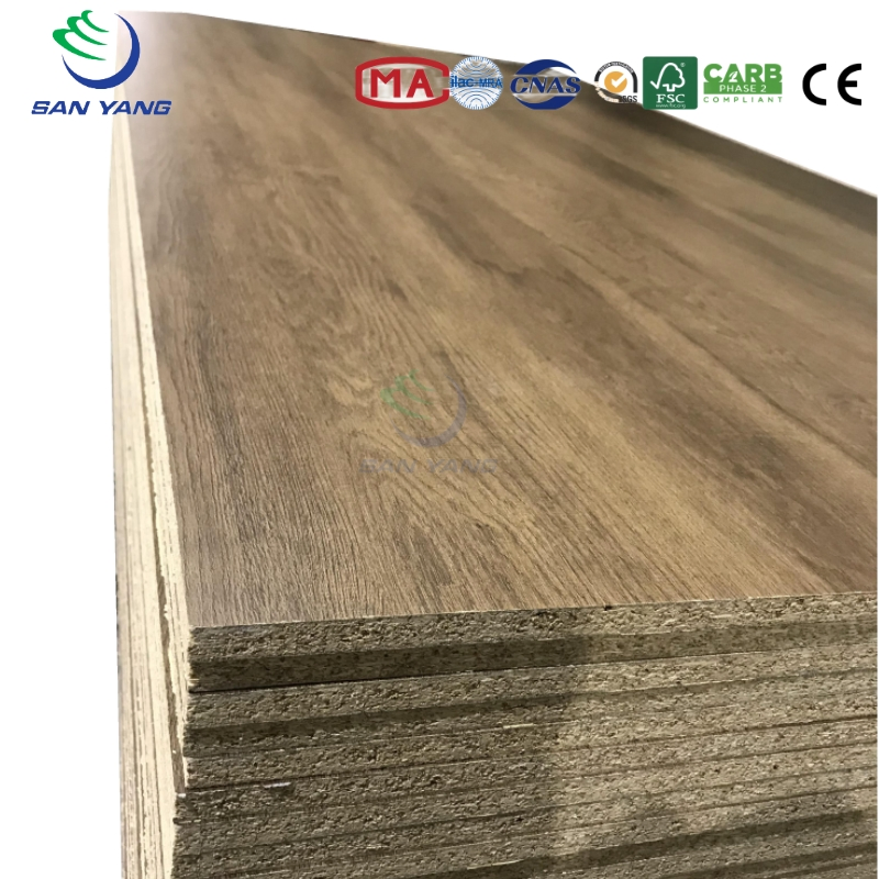 UV and Pet Laminated Particle Board Melamine Laminated Chipboard Mdp Particle Board Raw Raw Chipboard Price