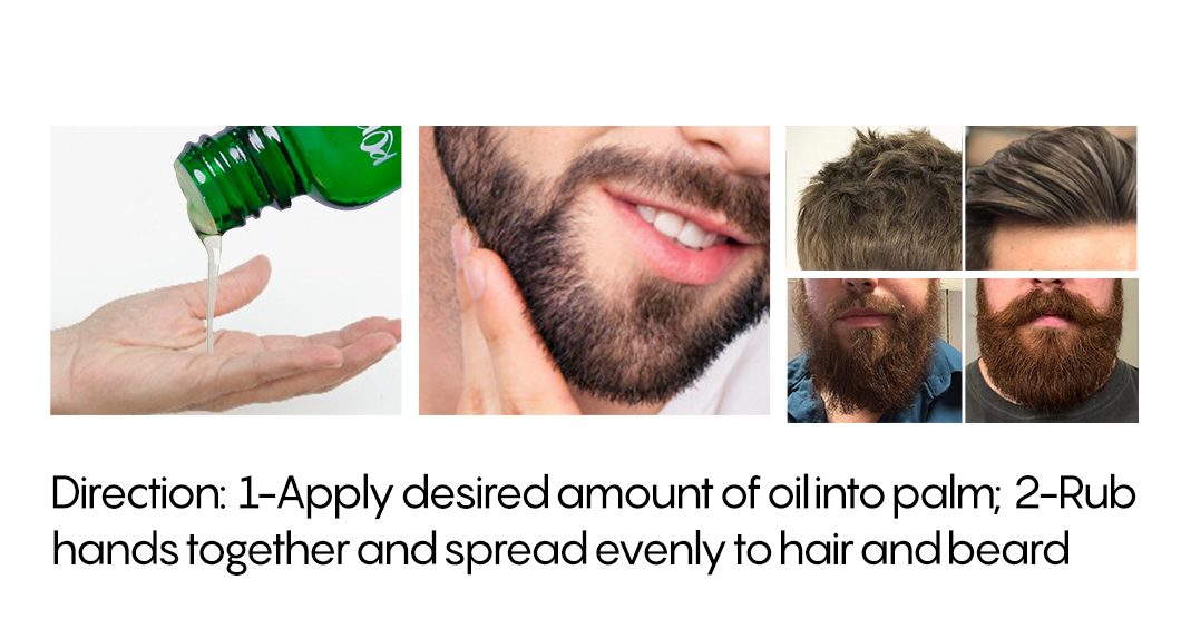 Men Best Organic Hair &amp; Beard Oil
