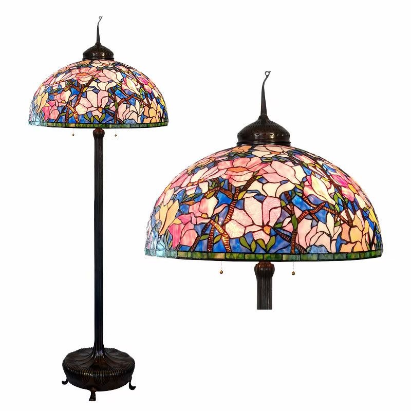 New Fashion Decoratiove Stained Glass Tiffany Floor Lamp for Home