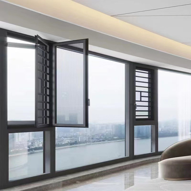 Grand Style Aluminum Window and Windows and Doors Collection with PVC Window China and Metal Window Casement
