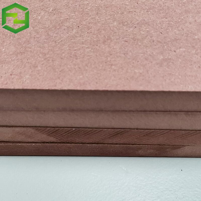 1220X2440X18mm B1 Red Color Fireproof Fire Retardant Fiberboard MDF/HDF Board