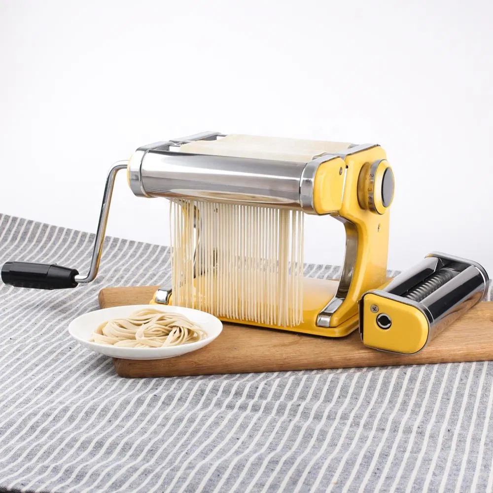 Shule Hot Selling Wholesale New Design Household Mini Portable Italian Fresh Pasta Noodle Making Machine for Home Kitchen Use