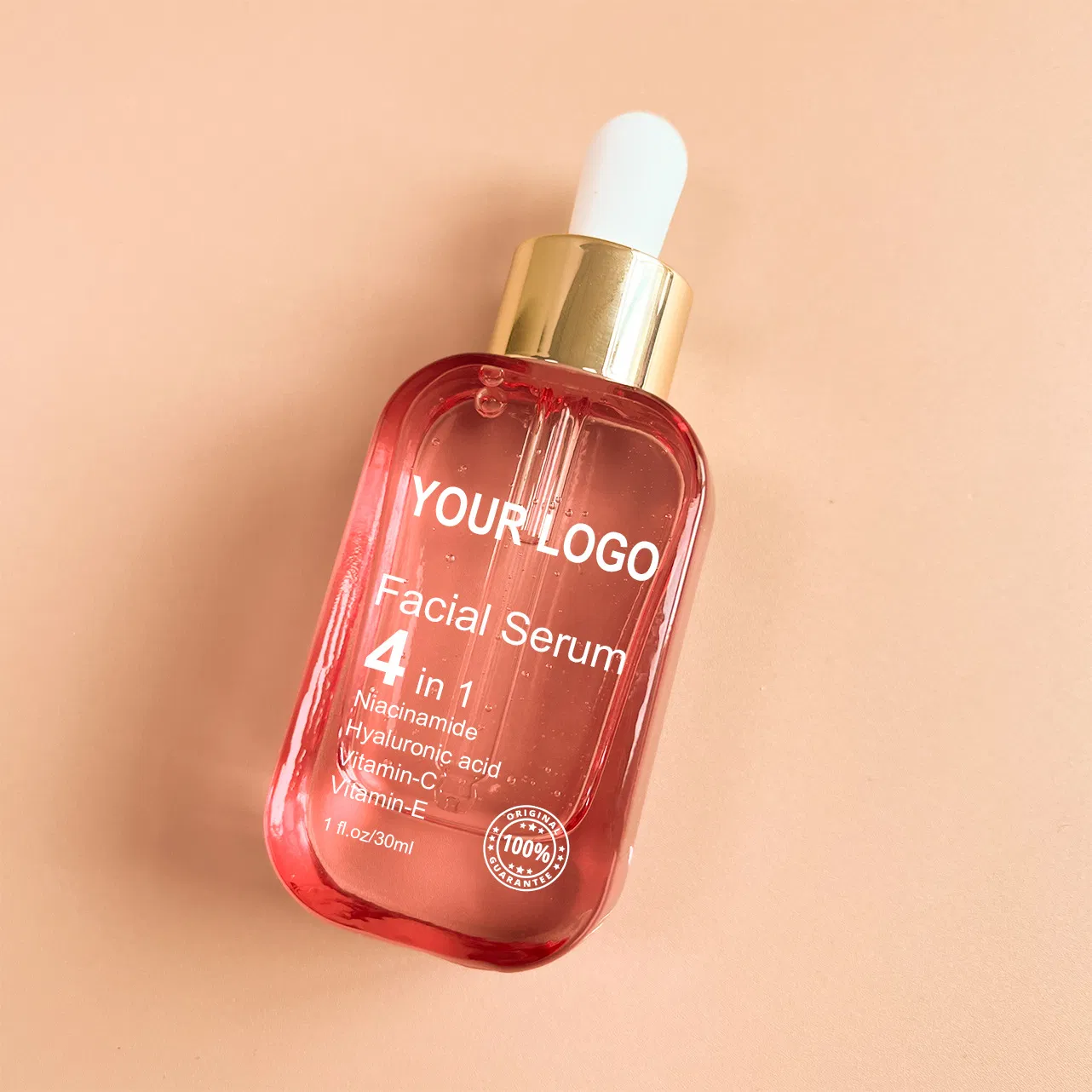Facial Treatment Skin Care Glow Lightening Niacinamide Hyaluronic Acid Whitening Moisturize 4 in 1 Facial Serum