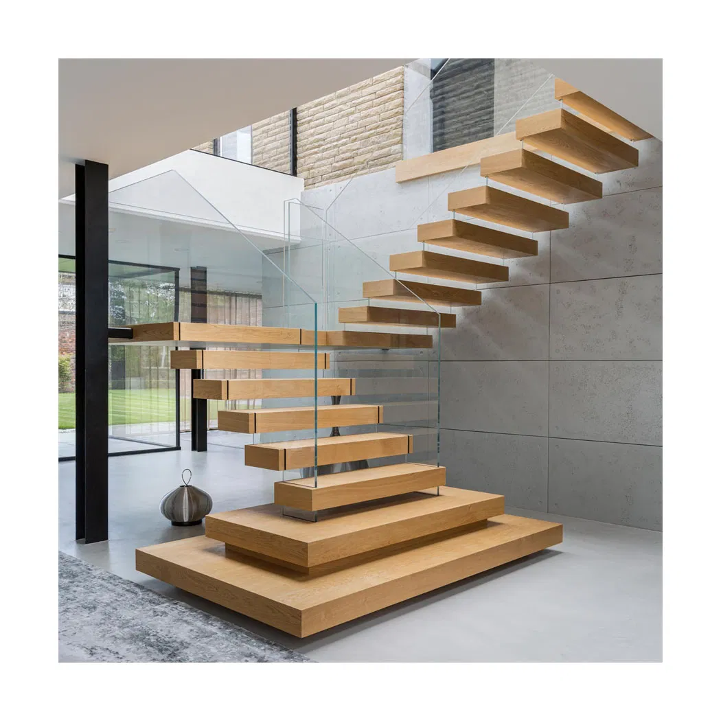 Floating Staircase Beam China Curved Glass Staircase Straight Stair Floating Staircase