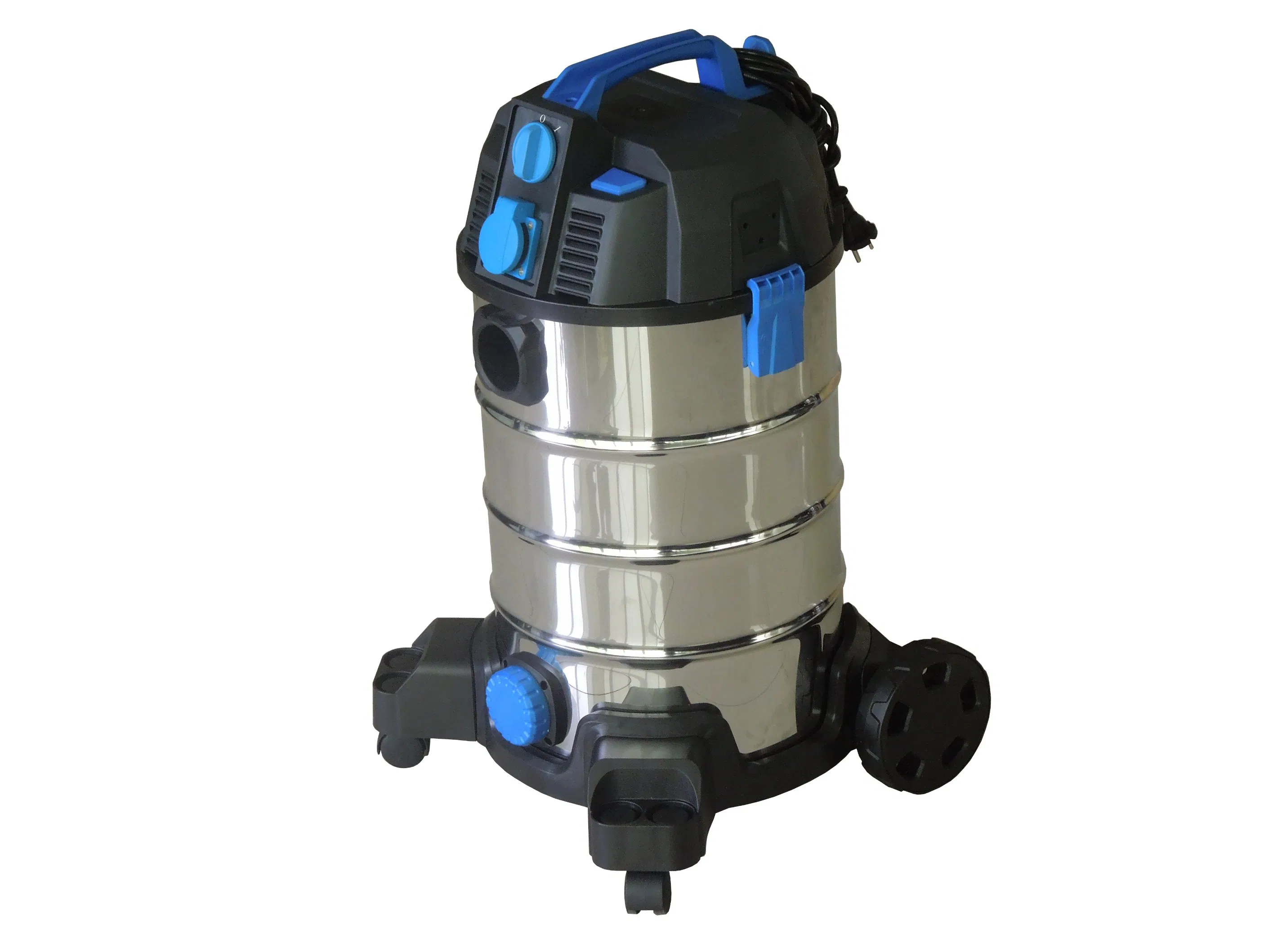 307-35L 1600W Stainless Steel Tank Wet Dry Vacuum Cleaner with Socket