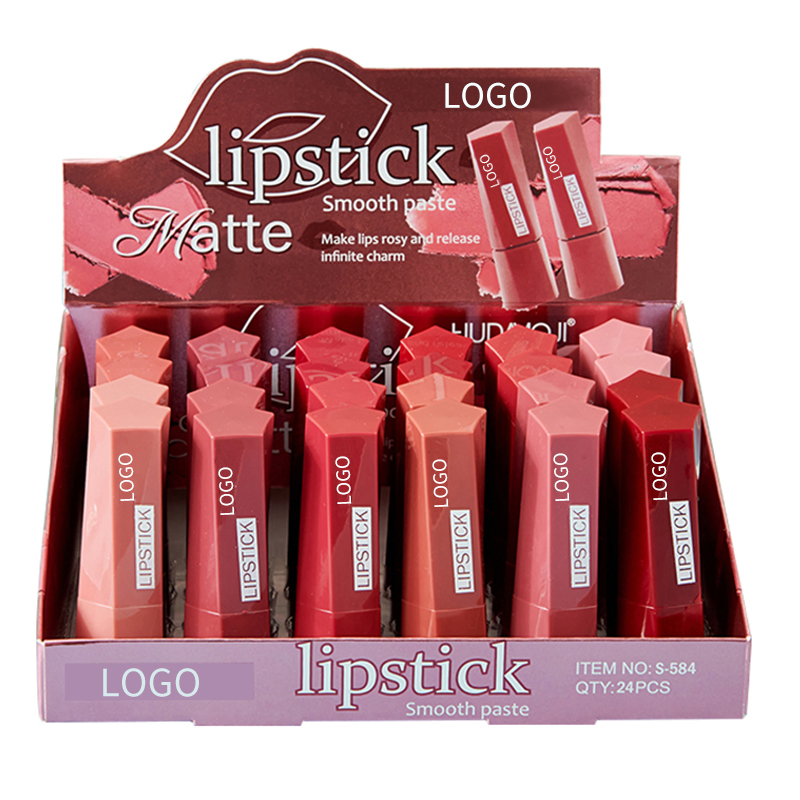 Ditong Cosmetic Matte Non-Sticky Cup Long Lasting Lipstick Lip Gloss