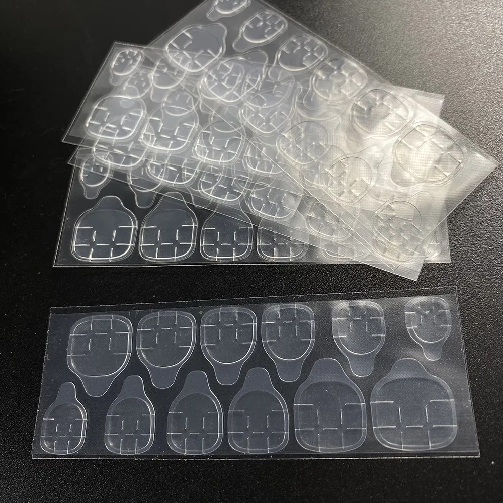 240 PCS / Lot Double-Side Adhesive Tips Transparent Tapes Glue Sticker Waterproof False Nail Art Extension Stick Tools