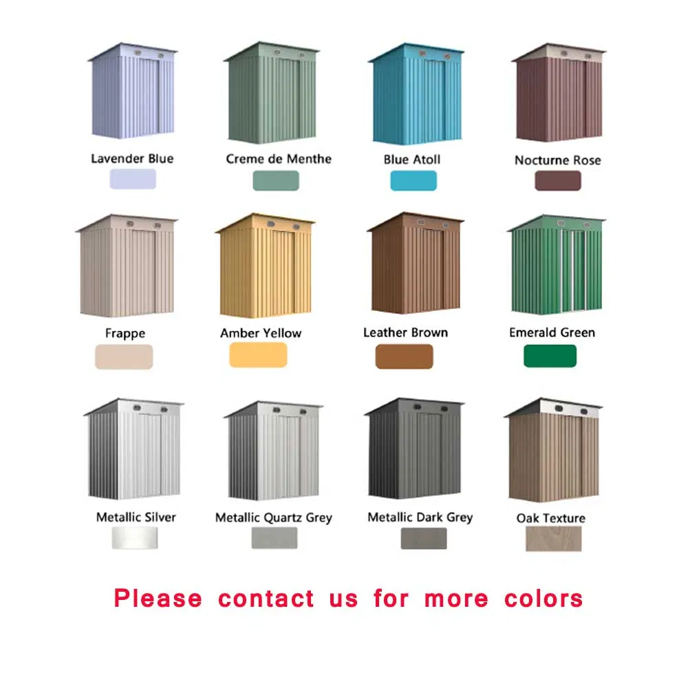 Huiding Cheap Durable Metal Storage Garden Sheds Outdoor for Sale