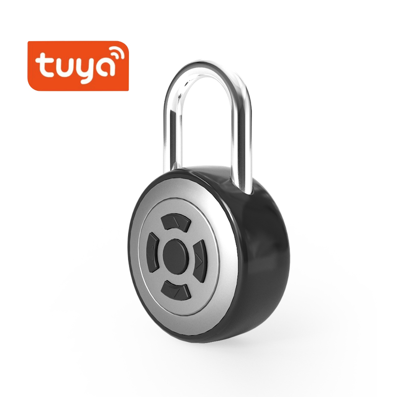 Tuya Intelligent Padlock Automatic Fingerprint Lock Warehouse Electronic Lock Small Lock Cabinet Padlock