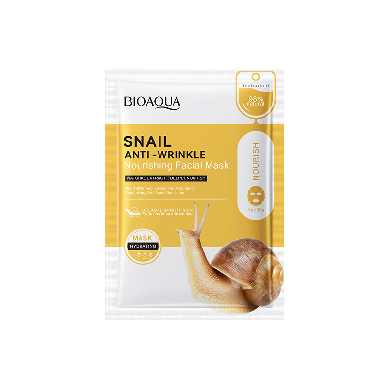 Bioaoua Snail Anti Wrinkle Hydrating Moisturizing Skin Care Mask