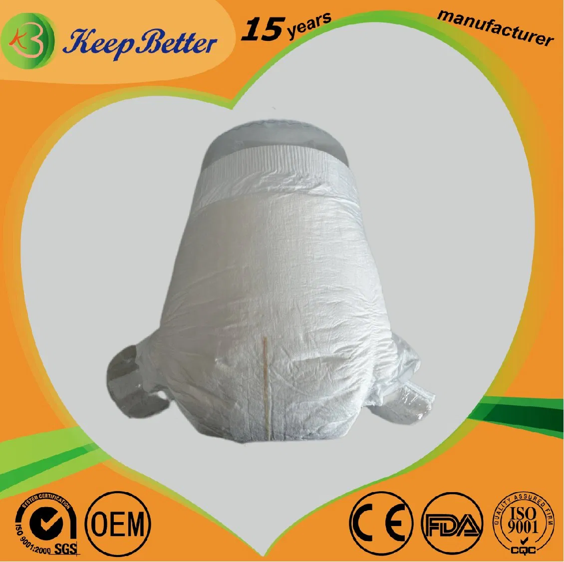 Disposable Adult Diapers T-Shape or S-Cut