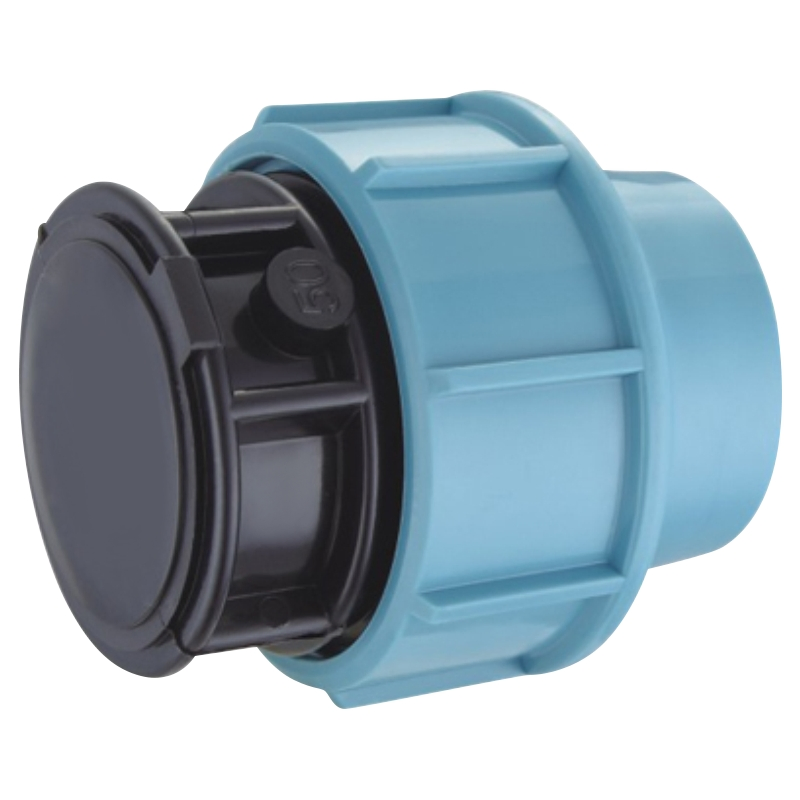 Plumbing Fitting PP Compression Fitting Quick End Cap