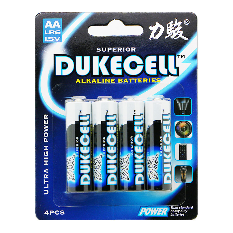 Батарейка щелочная AA LR6 1.5V DUKECELL
