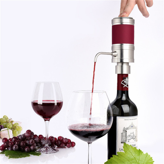 High End Promotion Gift Plastic Electric Wine Decanter