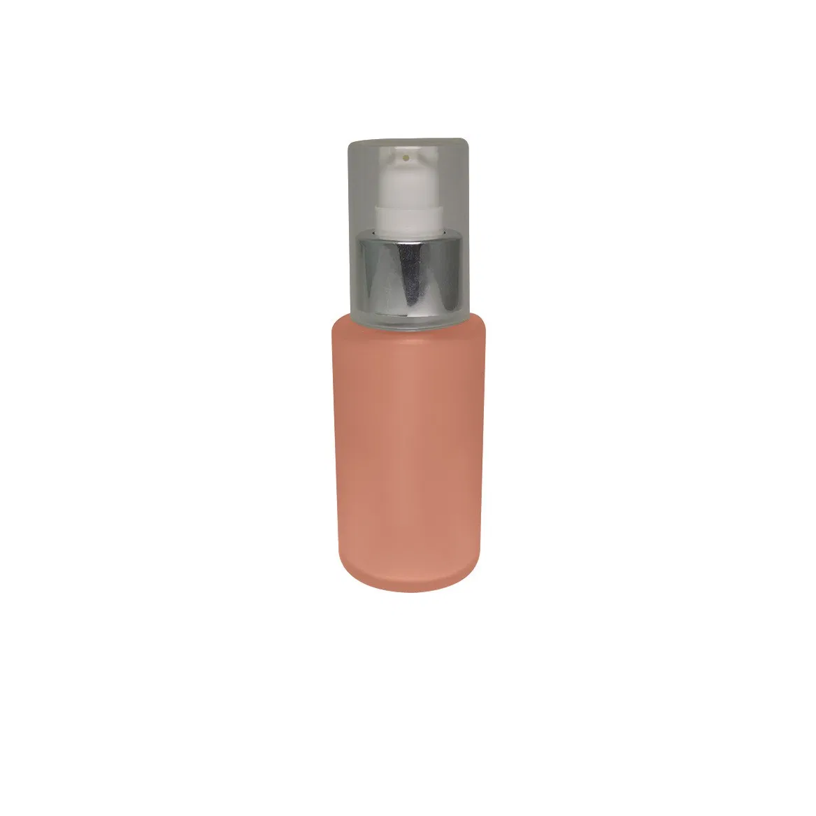 Lotion 60ml Custom Color Matte Finish Glass Bottle with Pump and Overcap