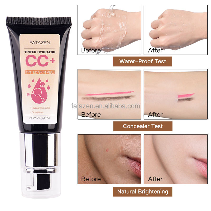 Professional Moisturizing Concealer Cream Cc Creams Foundation Cosmetic Long-Lasting Face Bodymakeup Cc Cream