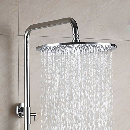 Bathroom Shower Set Round Shower Head 16" Dia 400X8mm Dr1601