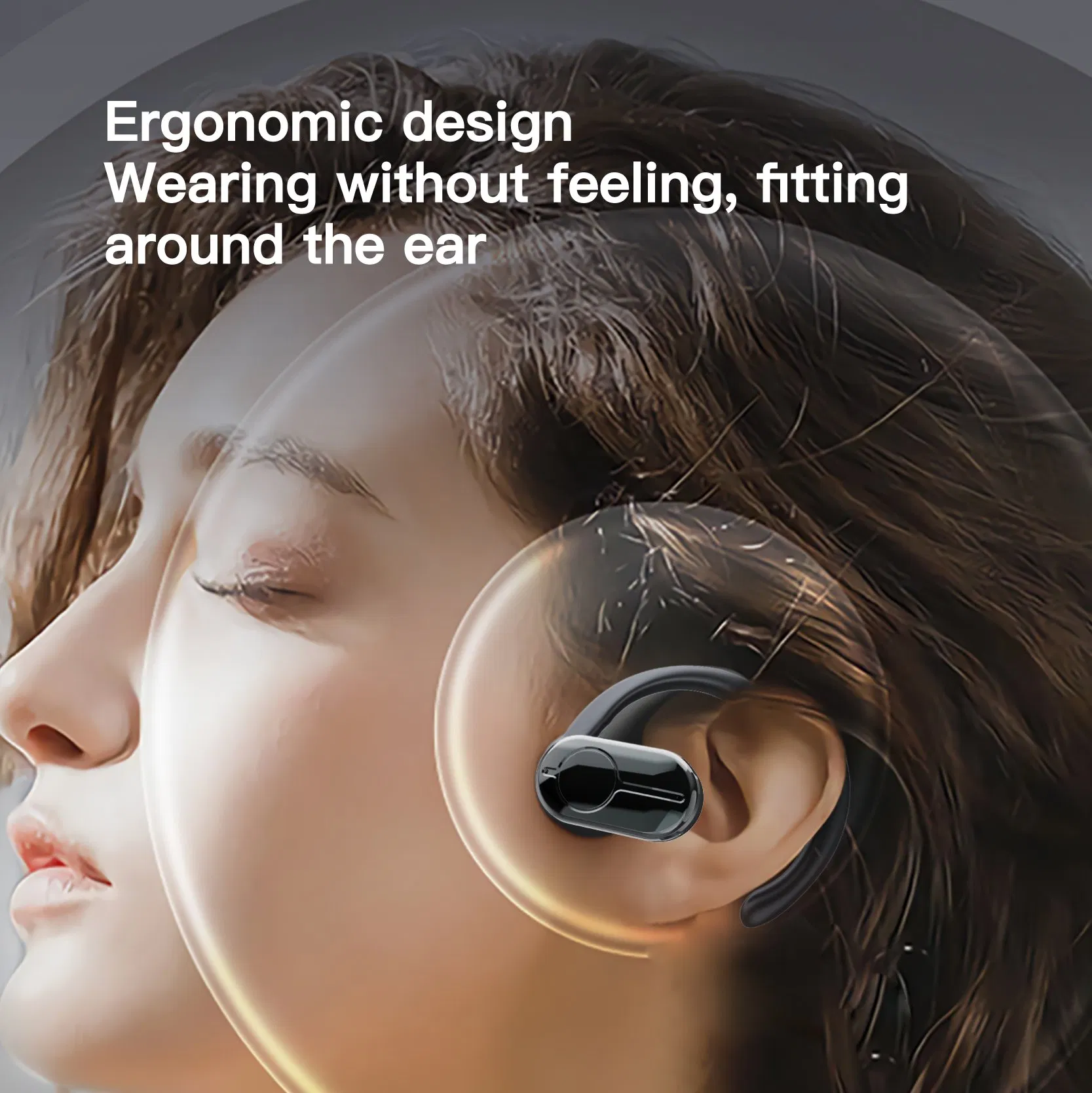 Беспроводные наушники OWS с шумоподавлением и крючками