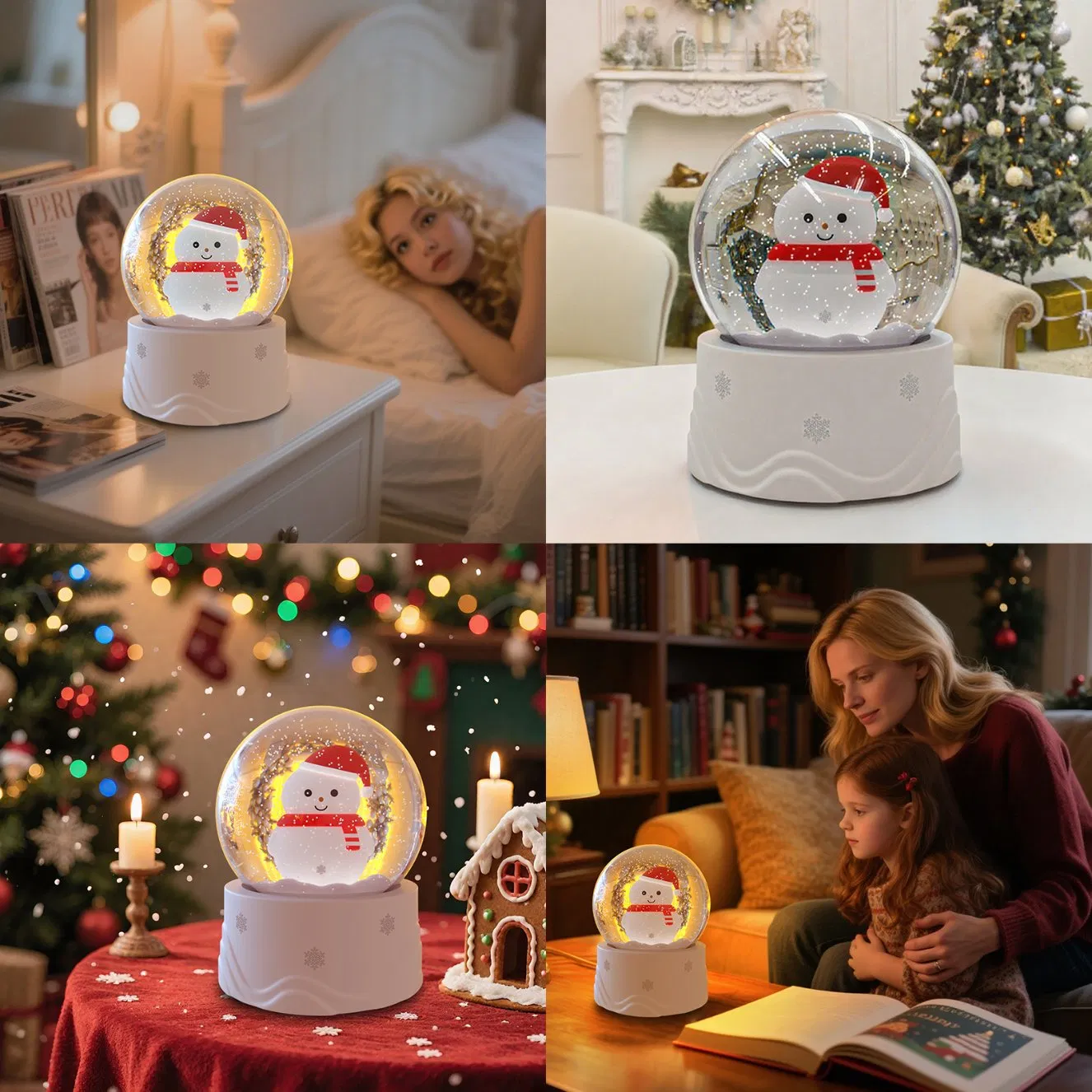 Светильник Crystal Ball K13 Snowman, перезаряжаемый