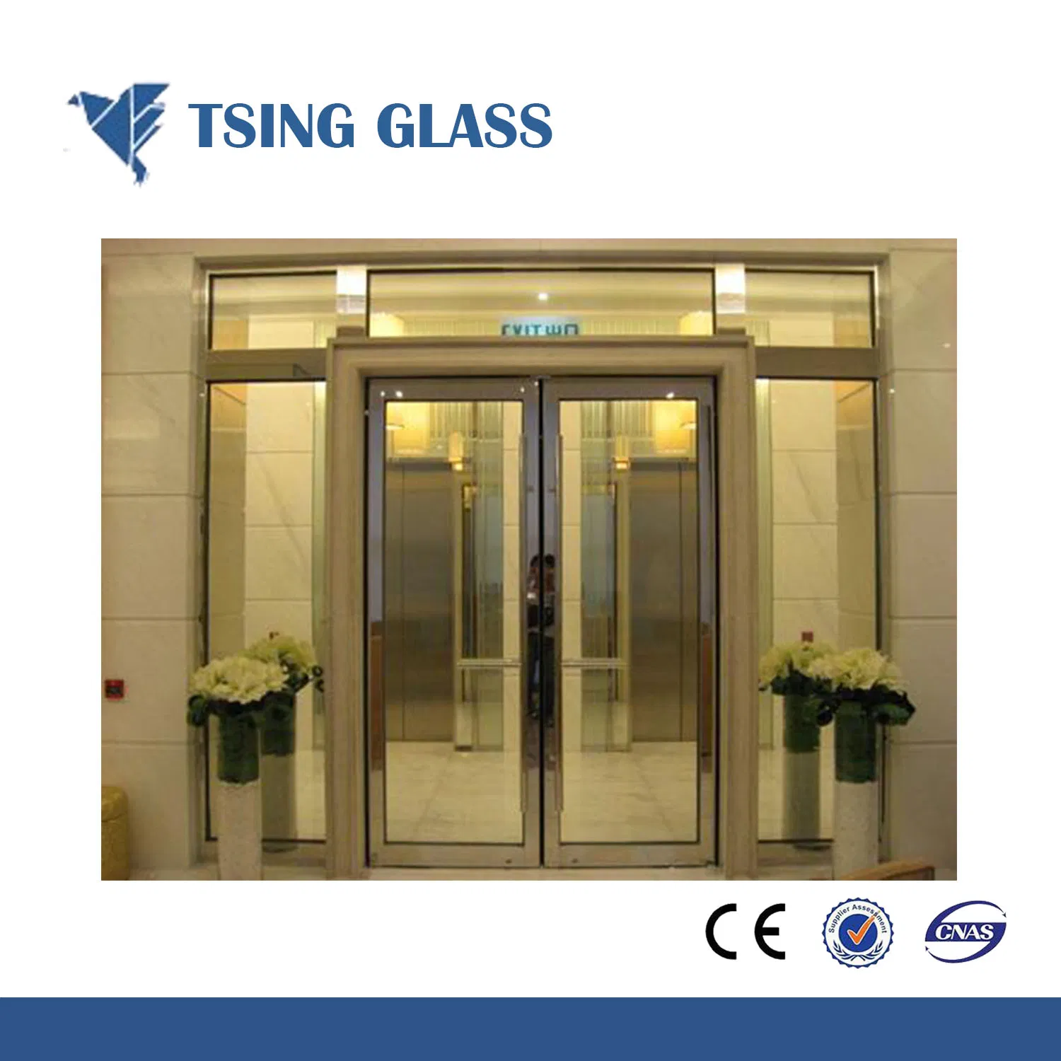 16mm -32mm Fire Resistant Glass Fireproof Glass Safety Glass for Buildings