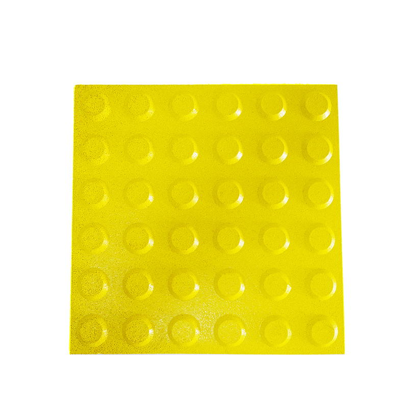 Factory Anti-Slip Wear-Resistant Tactile Floor Tiles for Blind Pathway Rubber Floor for Blind People Blind Tactile Rubber
