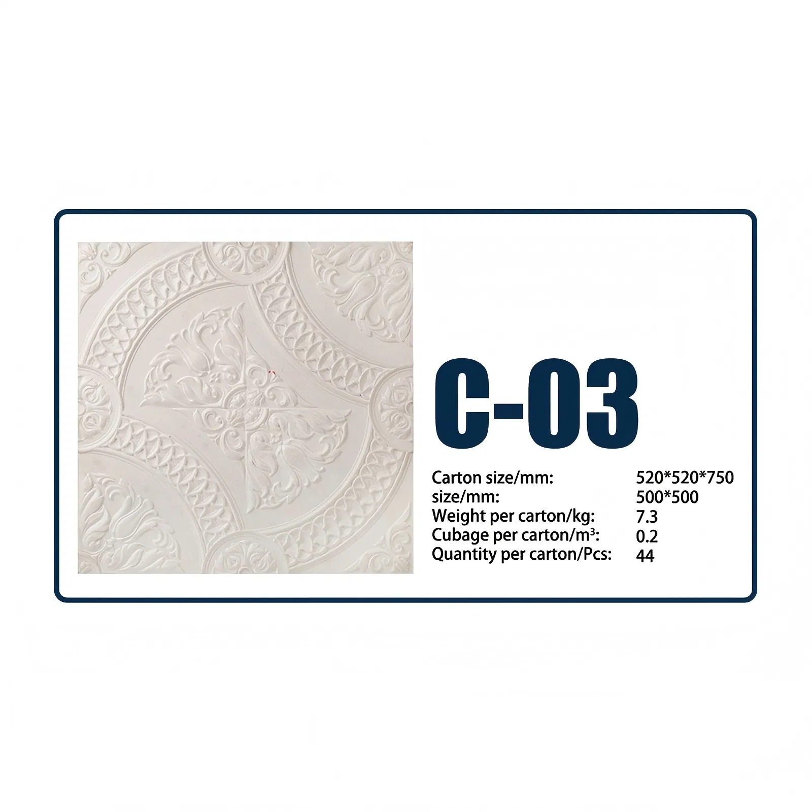 Elegant Polystyrene Ceiling Tiles for Luxurious Home Dé Cor