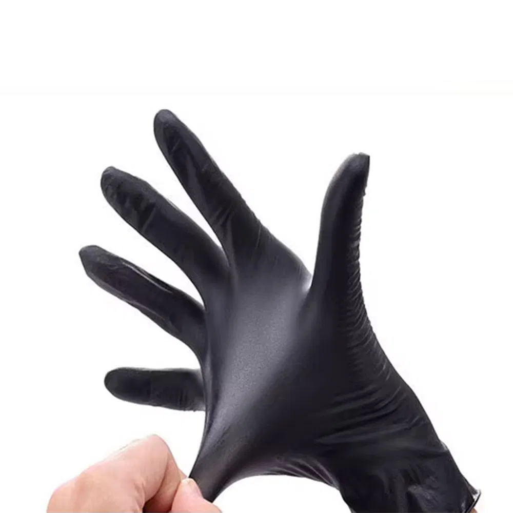 Light Blue Nitrile Gloves: Disposable Waxing SPA Allergy-Safe Precision Touch