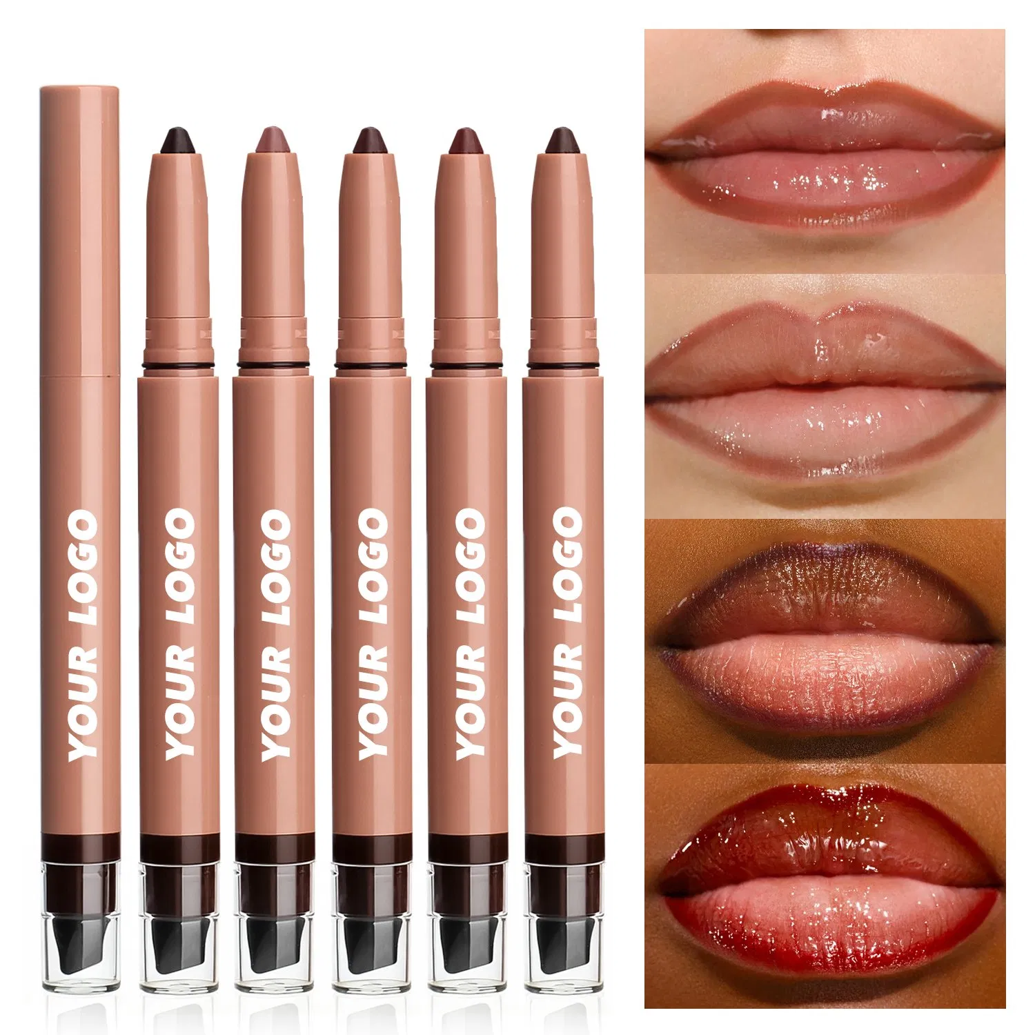 Brightens Complexion OEM/ODM Custom Cosmetics Lip Liner for Client Meetings