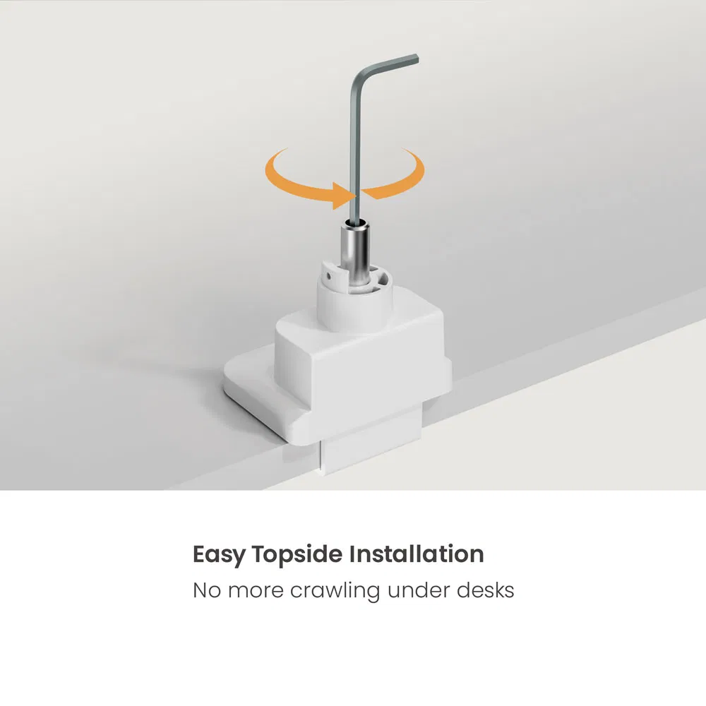 Кронштейн для 4 мониторов с механической пружиной, 17-40 дюймов