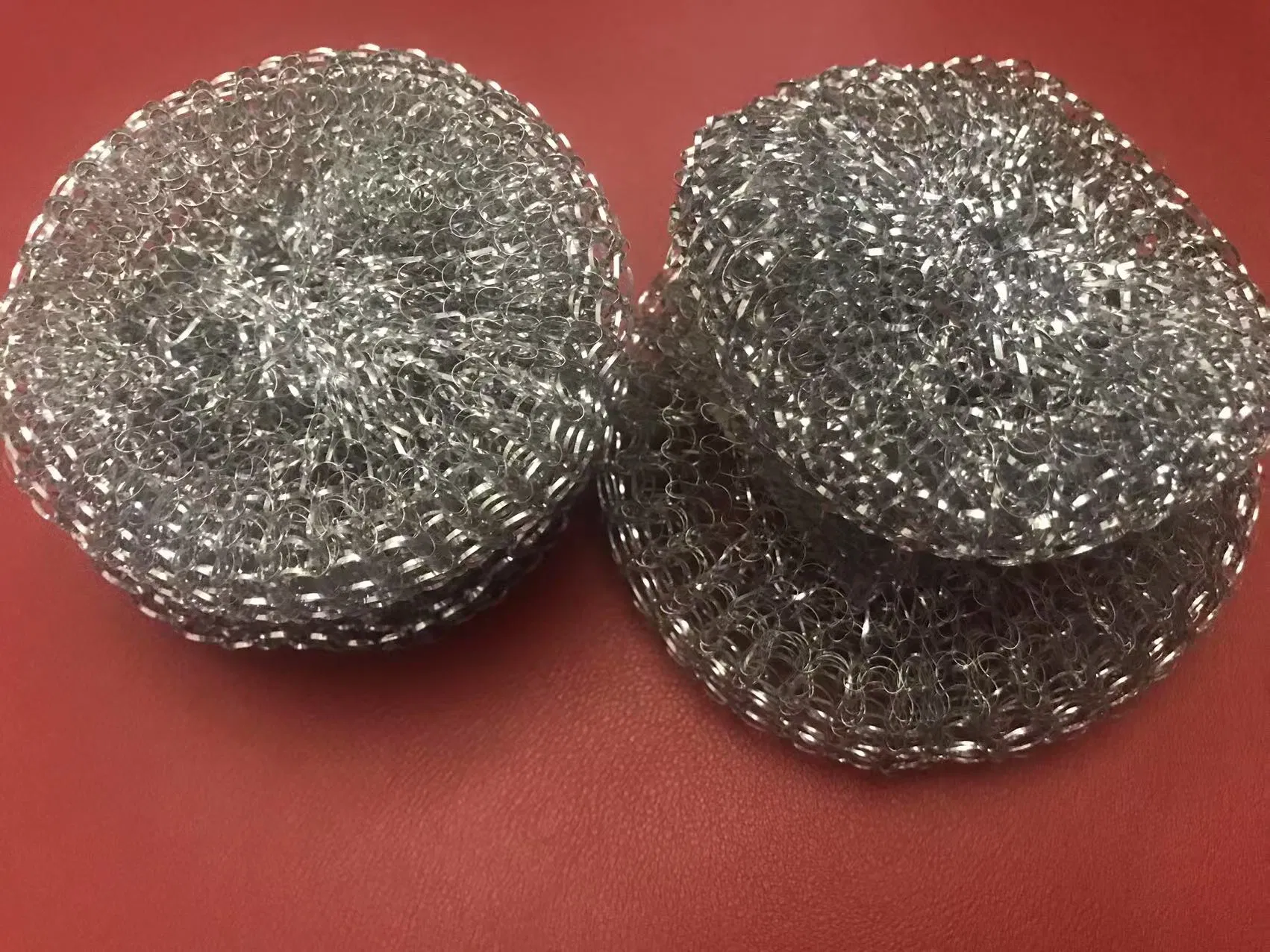 Household Daily Necessity Products Kitchen Plastic Cleaning Mesh Scourer with Cardboard Box