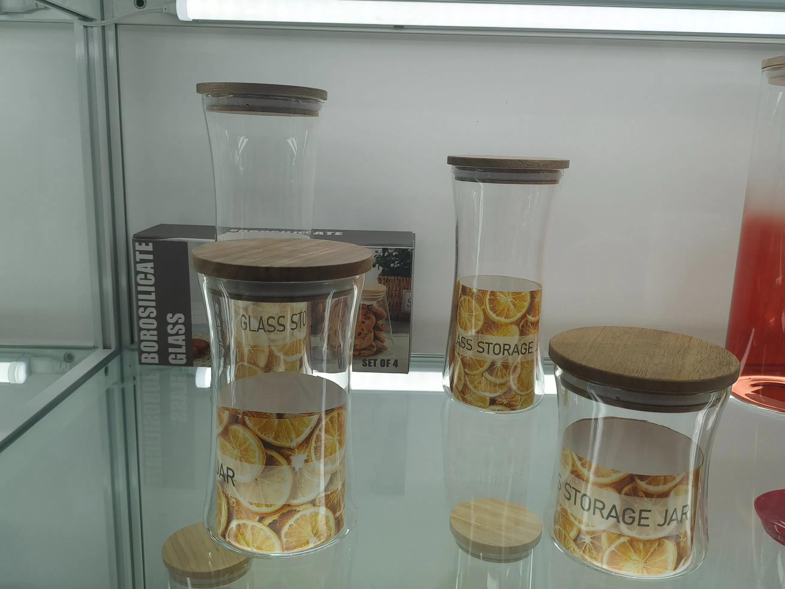 Clear Borosilicate Glass Square Household Kitchen Ware Glass