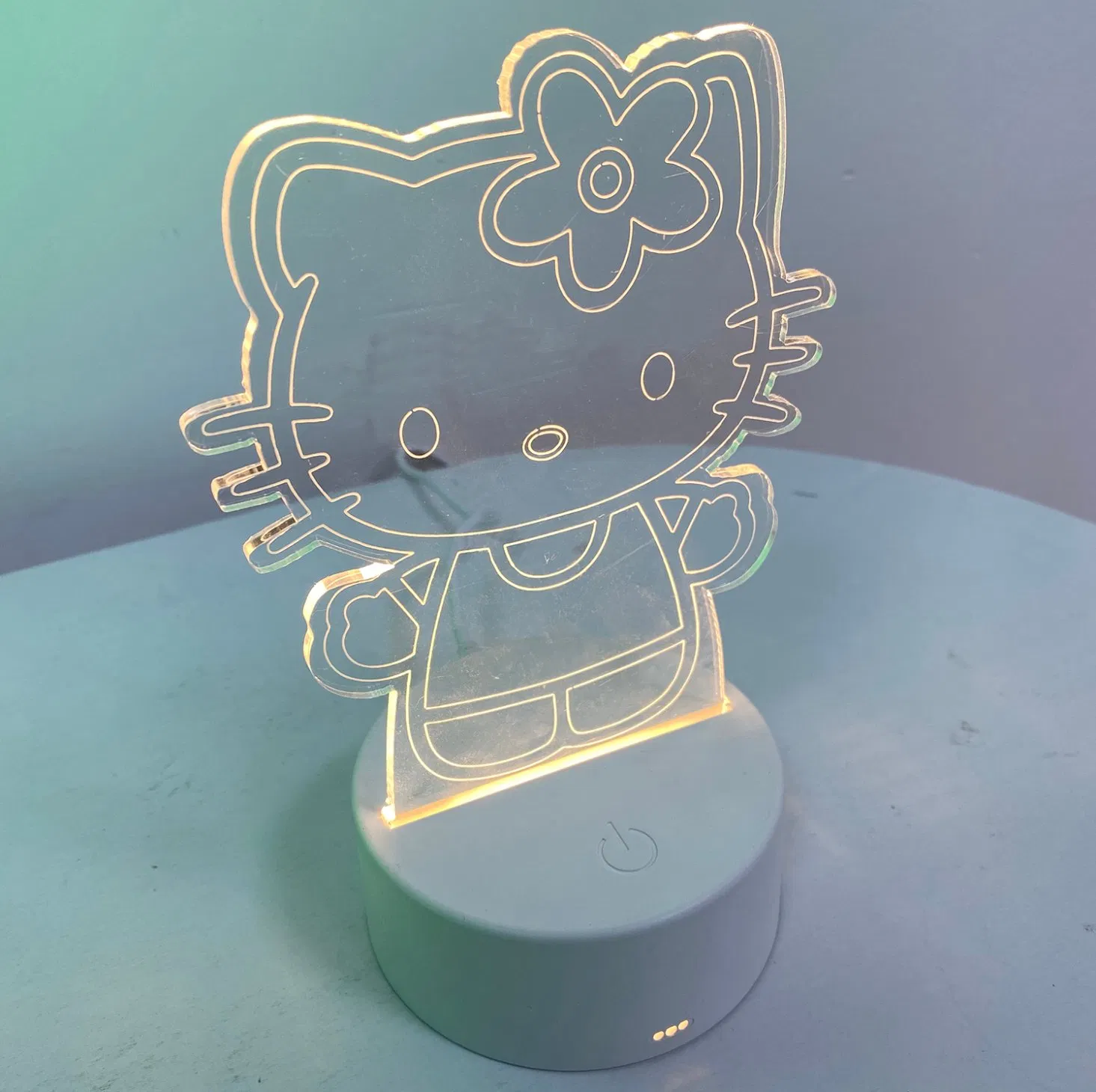 Acrylic Light Lamp Display/LED Light Creative Art Display Stand for Restaurant/Bar