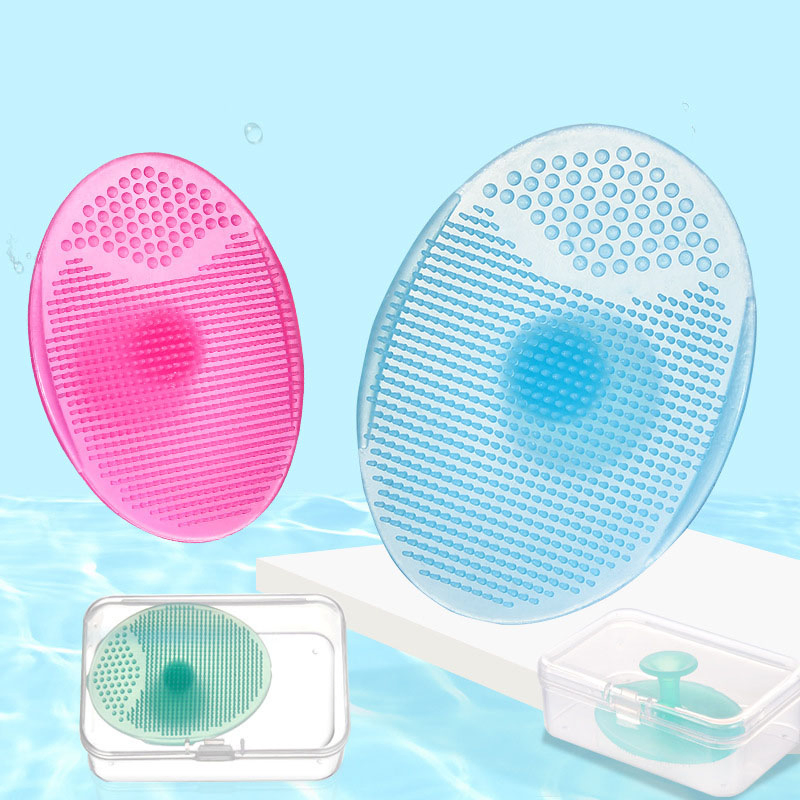 Silicone Baby Bath Shower Brush Soft Alternative to Towel for Quick Drying Hair Brush