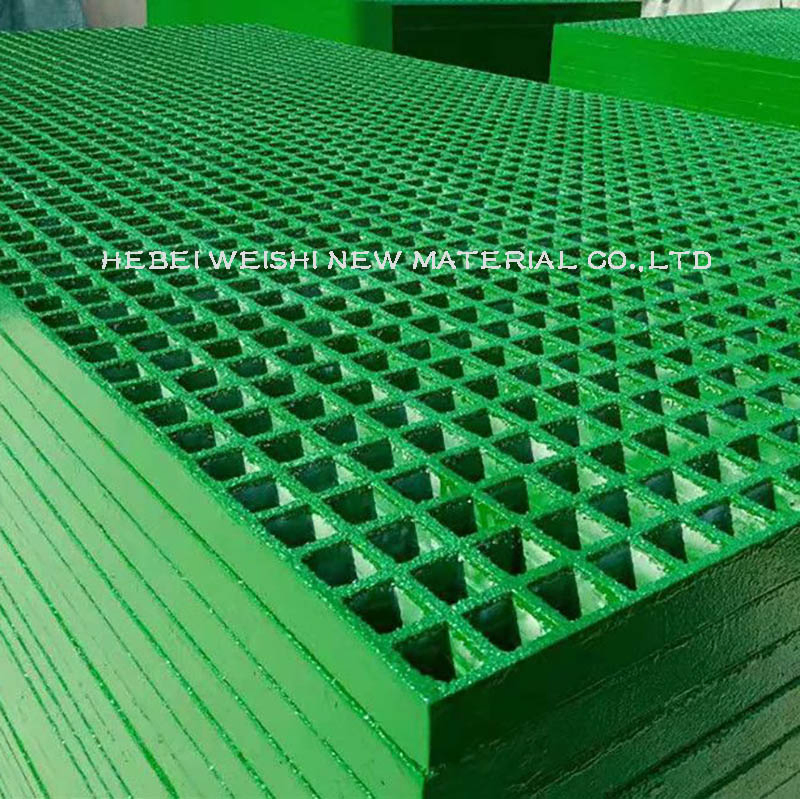 Smooth, Concave, Gritted Surface FRP Grating Sheet for Flooring