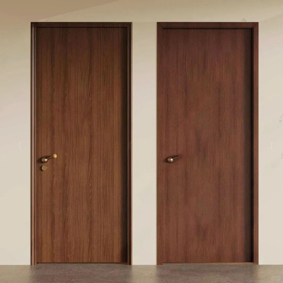 Long-Life Strong Wear Resistant Humidity-Proof Solid Wood Door for High-End Villas