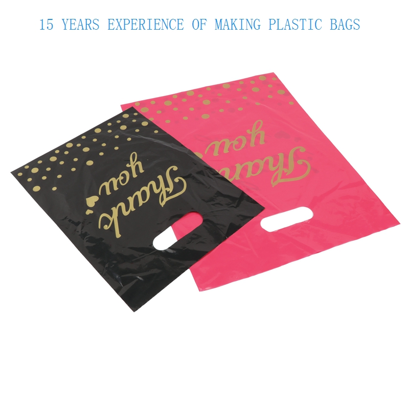 Customized LDPE Die Cut Cream Packaging Plastic Ziplock Bag with Handle