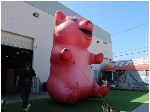 2023 New 30 FT. Giant Inflatable Pig Sitting