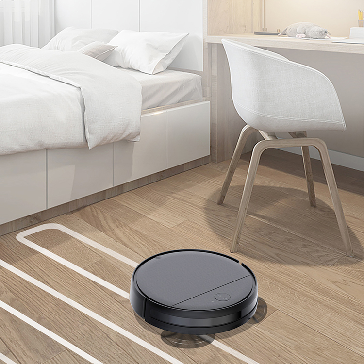 Robot Vacuum Cleaner with Remote Control, Smart Robotic Machine Automatic Floor Cleaning Robo VAC with Dry Mop for Clean Home Carpet Hard Wood Tile Pet Hair