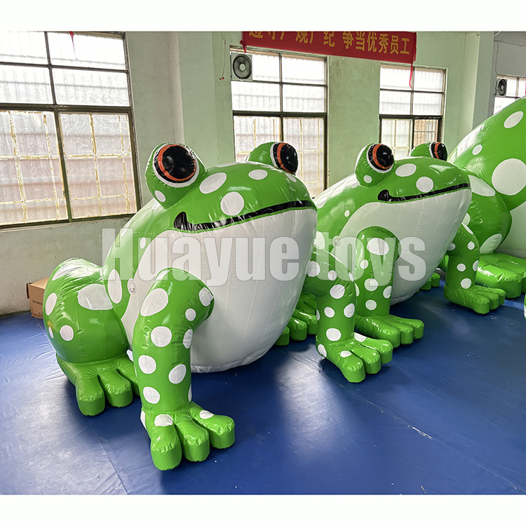 Advertising 2m Floating Inflatable Frog Model Inflatable Cartoon Animal Character Toy