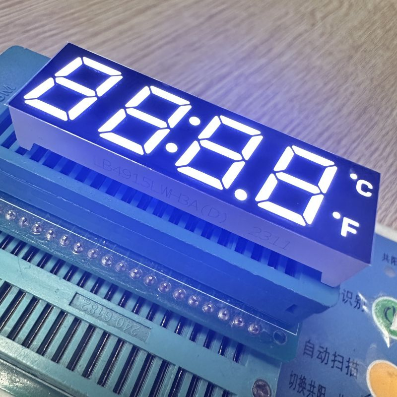 7 Segment LED Display 4 Digit for Slowing Cooking Timer -Temperature Indicator