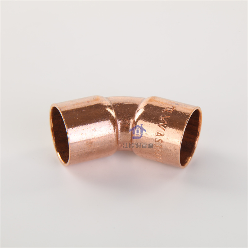 High-Quality Brass Reducing Coupling Copper Press Tee Elbow for Water Heating System