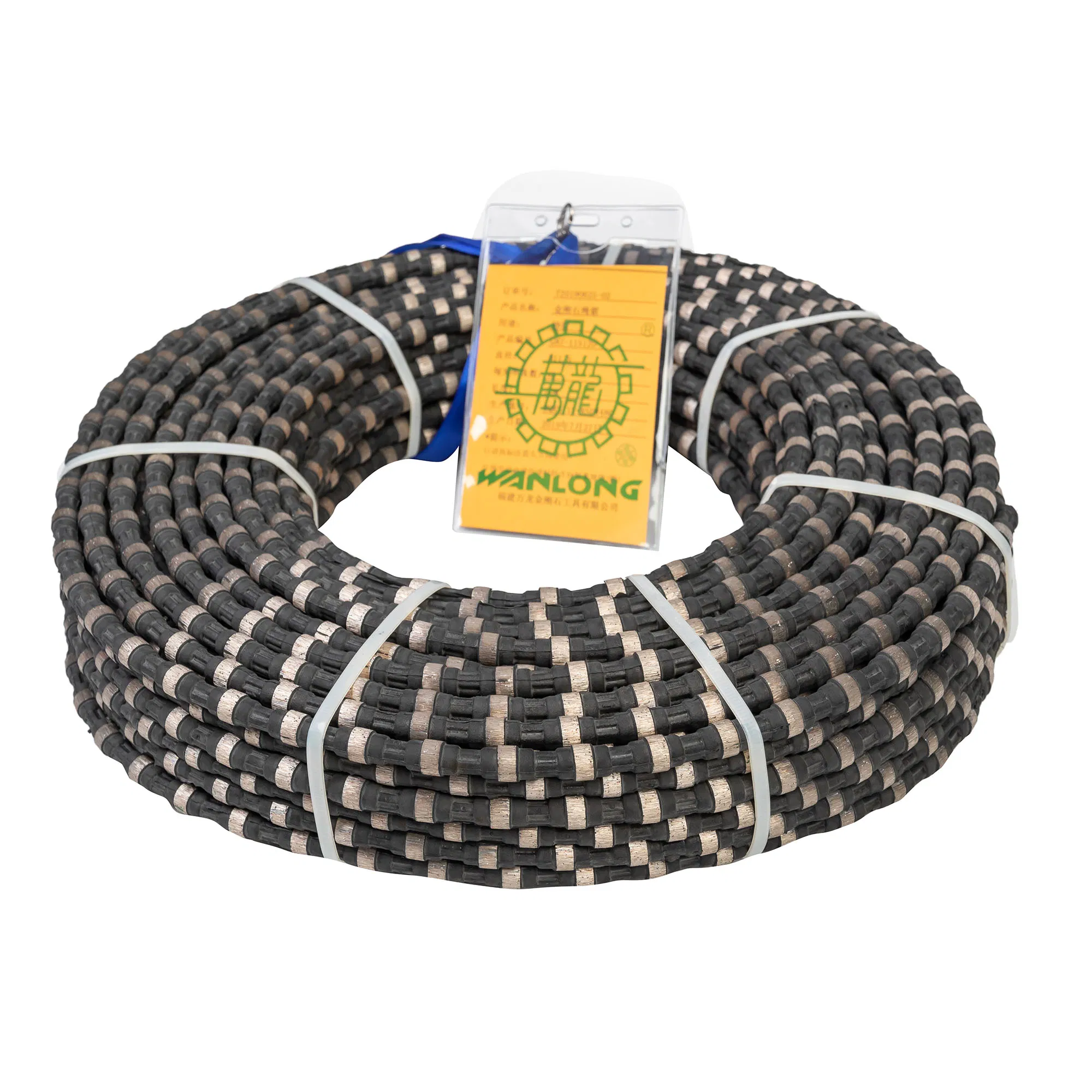 Diamond Brazed Diamond Cutting Wire for Stone Block Profiling and Slab Cutting