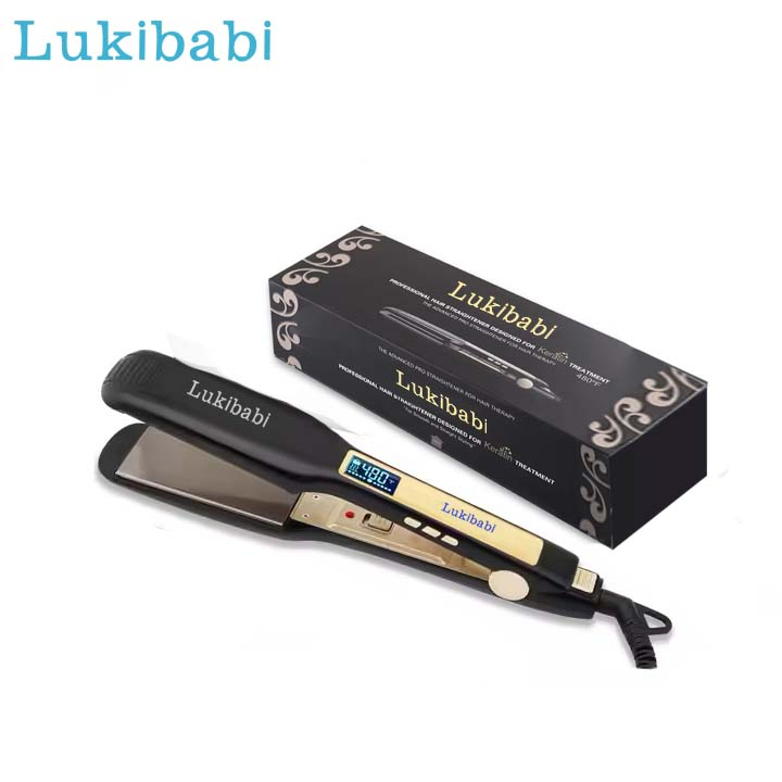 Salon-Quality Titanium Flat Iron for Effortless Hair Styling
