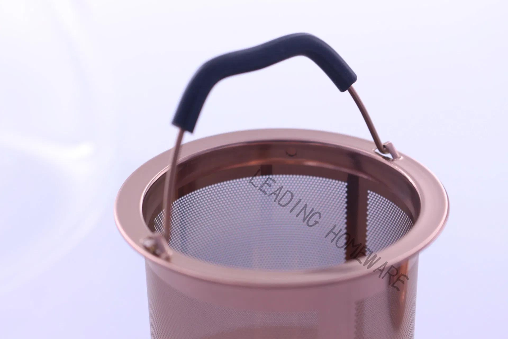 1000ml Borosilicate Glass Teapot with Metal Handle